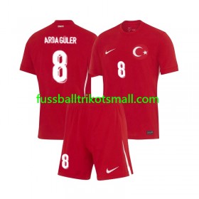 Fußballtrikots Türkei Arda Guler 8 Kinder EURO 2024 Kurzarm Auswärts-trikot kaufen